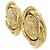 Orecchini a clip in oro Chanel D'oro - vista 2