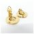Orecchini a clip in oro Chanel D'oro - vista 8