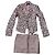 Completo Blazer e Gonna Barocco Rosa Nero Versace