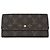 Louis Vuitton Vintage Brown Monogram Canvas Sarah Wallet