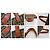 Borsa Shopper Fendi FF Zucca Jacquard Marrone Rosso - vista 3