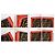 Borsa Shopper Fendi FF Zucca Jacquard Marrone Rosso - vista 7