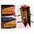 Borsa Shopper Fendi FF Zucca Jacquard Marrone Rosso - vista 9