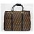 Fendi Borsa a spalla incrociata Zucca Travel Marrone - vista 2