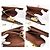Louis Vuitton Cartera Sarah Turnlock Etoile Castaño - vista 12