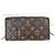 Louis Vuitton Cartera Sarah Turnlock Etoile Castaño - vista 7