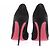 Christian Louboutin Décolleté neri "So Kate" in camoscio Nero - vista 5