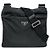 Borsa messenger Prada in nylon e pelle Saffiano nera Nero - vista 7