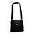 Borsa messenger Prada in nylon e pelle Saffiano nera Nero - vista 8