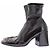 Courreges Botines negros 'Reedición' de vinilo - vista 2