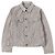 Chaqueta de mezclilla de algodón poliéster Monogram Louis Vuitton Gris