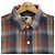 Autre Marque Camicia a quadri Engineered Garments Marrone Arancione - vista 5