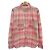 Autre Marque Camisa de algodão xadrez Engineered Garments Rosa