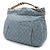 Borsa a spalla in denim Monogram Louis Vuitton Blu - vista 2