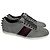 Gucci Sneaker Silber Leder