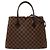 Borsa Tote Damier Kensington di Louis Vuitton Marrone Damier ebene