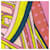 Hermès Sciarpa Jean 140 Faubourg Rainbow HERMES Rosa Multicolore - vista 10