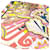 Hermès Sciarpa Jean 140 Faubourg Rainbow HERMES Rosa Multicolore - vista 4