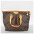 Borsa Louis Vuitton Monogram Palermo PM Marrone - vista 17
