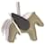 Hermès Portachiavi Hermes Cheval Rodeo Pegasus PM Marrone Beige  - vista 4