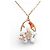 NEUF COLLIER PHILIPPE FERRANDIS EROLI FLEURS PIERRES EN METAL DORE NECKLACE Multicolore - vue 2
