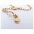 NEUF COLLIER PHILIPPE FERRANDIS EROLI FLEURS PIERRES EN METAL DORE NECKLACE Multicolore - vue 6
