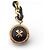 Medaillon CINTA CHANEL NOVA COM CORRENTE ENTRELAÇADA E MEDALHÃO TREVO LOGO CC T80 Dourado - vista 5