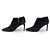 BOTINES LOUIS VUITTON DE TACÓN BAJO TAMAÑO 36 EN SEDA NEGRA Negro - vista 2
