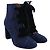 Stivaletti con lacci Chloé in suede blu navy - vista 4