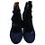 Stivaletti con lacci Chloé in suede blu navy - vista 5