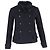 Isabel Marant Etoile Double-Breasted Coat in Navy Blue Wool