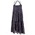 Abito lungo fino al ginocchio Samara in lurex blu navy di Ulla Johnson Multicolore