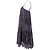Abito lungo fino al ginocchio Samara in lurex blu navy di Ulla Johnson Multicolore - vista 2