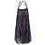 Abito lungo fino al ginocchio Samara in lurex blu navy di Ulla Johnson Multicolore - vista 3