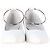 Pumps Alima Jil Sander in pelle bianca Bianco Crudo - vista 3