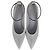 Pumps Alima Jil Sander in pelle bianca Bianco Crudo - vista 7