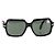Gafas de sol cuadradas Persol PO3328S en acetato negro