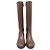 Botas altas de cuero marrón Stuart Weitzman City Castaño Roja - vista 2