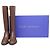 Botas altas de cuero marrón Stuart Weitzman City Castaño Roja - vista 7