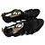 Sandali con tacco a taglio Jimmy Choo in pelle nera Nero - vista 5