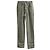 Jeans de pierna recta en algodón oliva Brunello Cucinelli Verde Verde oliva