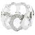 Cartier C Doing Diamant Weißgold Bandring Silber