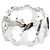 Cartier C Doing Diamant Weißgold Bandring Silber - Ansicht 2