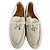 Mocassini Loro Piana Summer Charms Walk Beige Chiaro Crema