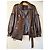 Autre Marque Olivieri Lederjacke Braun Größe 42 IT - Ansicht 13