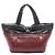 CHANEL Borsa Tote Piccola Coco Cocoon Nero Bordò - vista 6