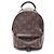 Zaino/borsa Palm Springs Mini di Louis Vuitton Marrone Nero