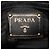 Borsa Tote/Spalla con Logo Arricciato Prada Nero - vista 12