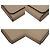 Twist Billetera bifold de cuero Epi Louis Vuitton Beige - vista 5