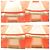 Borsa Tote Medium Book Christian Dior Bianco Arancione - vista 7